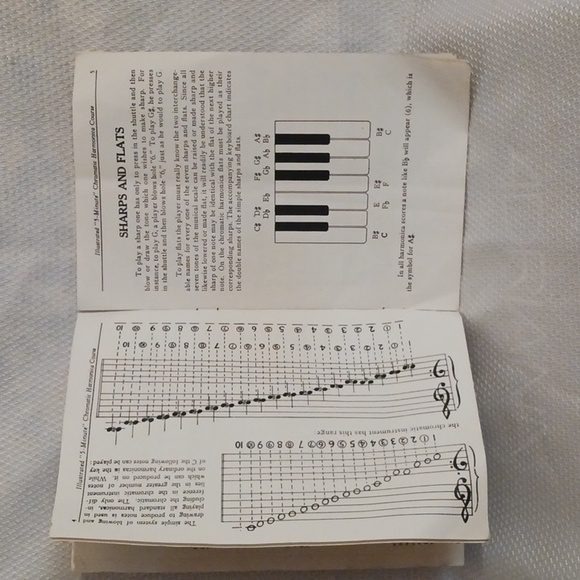 Vintage set of Harmonicas and course book - Picture 4 of 10